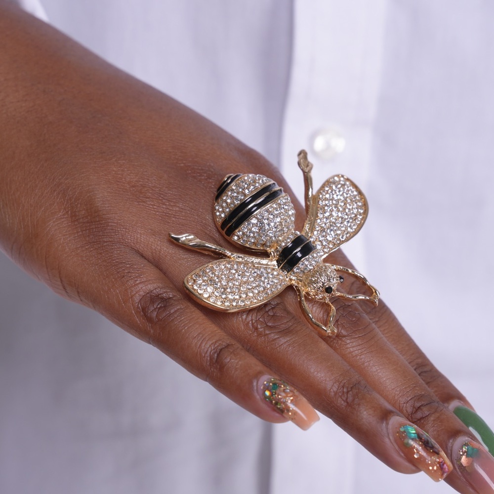 Bumblebee Ring - Rhinestone